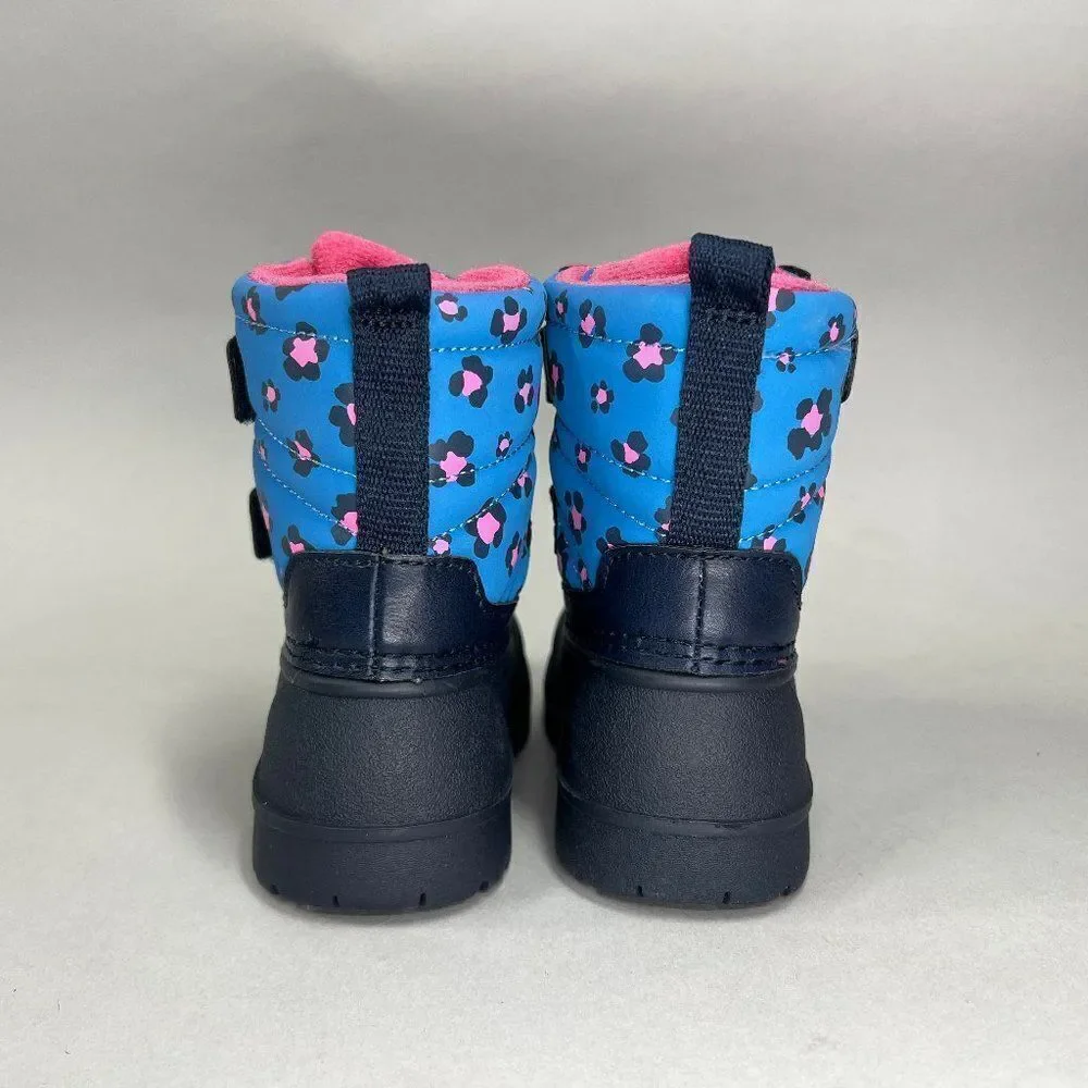 Carter's Winter Snow Boots Girl's 5M‎ Blue Deltha Waterproof Insulated